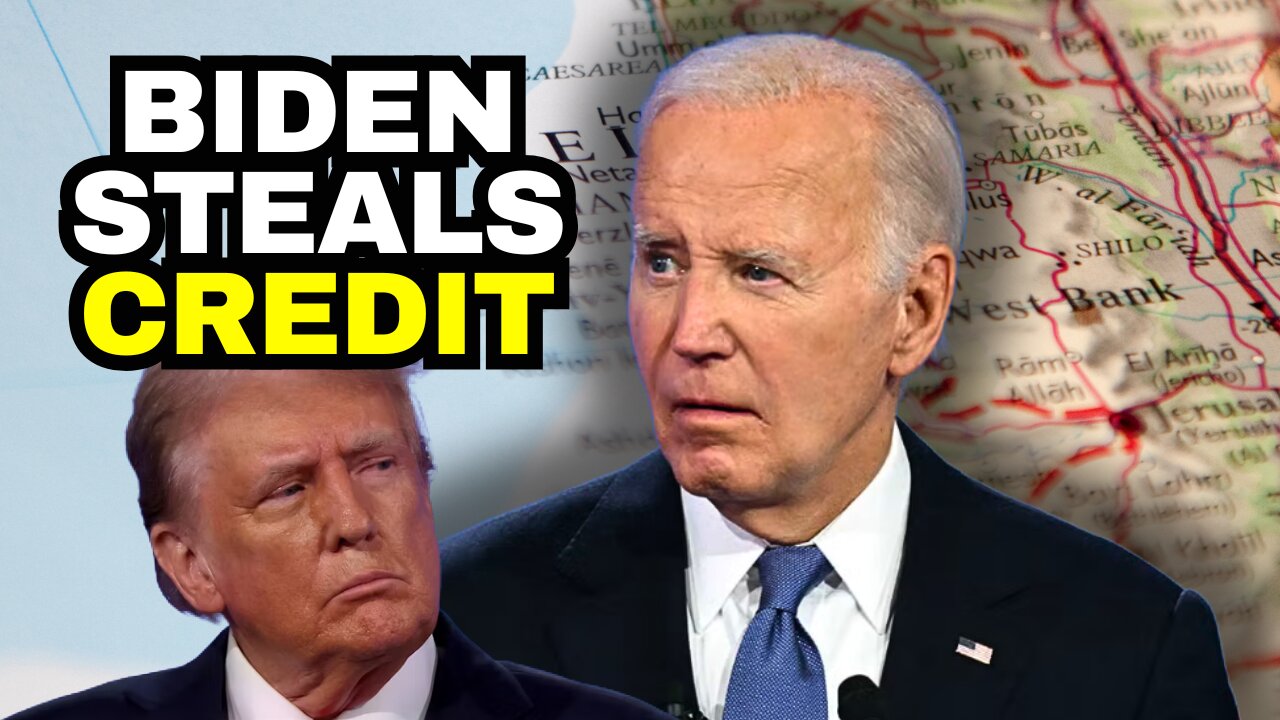 Joe Biden Tried To Steal Credit From Trump For Ceasefire