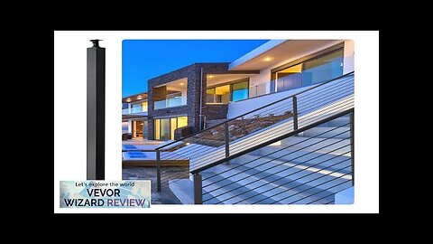 VEVOR Cable Railing Post 36" x 2" x 2" Steel Level Deck Review