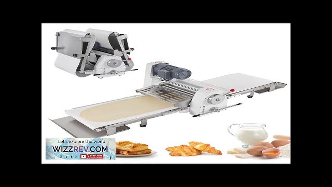 VEVOR Commercial Electric Dough Sheeter Machine 19.7" Dough Roller Pastry Press Review