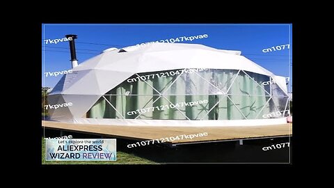 FEAMONT New Design 6M Customized Outdoor Igloo Geodesic Dome Hotel Glamping House Review