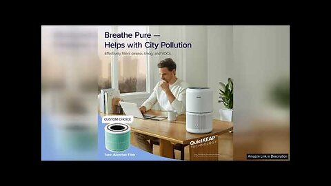 LEVOIT Air Purifier for Home Allergies Pets Hair in Bedroom, Covers Up Review