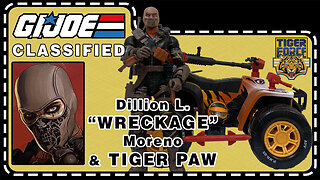 Dillion L. "Wreckage" Moreno & Tiger Paw - G.I. Joe Classified 137 - Unboxing & Review