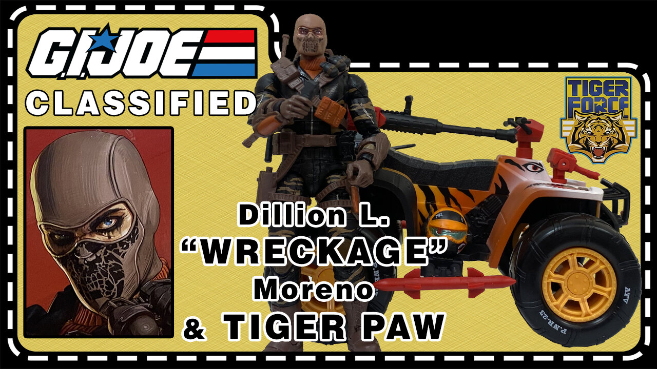 Dillion L. "Wreckage" Moreno & Tiger Paw - G.I. Joe Classified 137 - Unboxing & Review