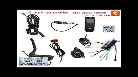 36V 17A 350W Original Tuya Smart MAX FOSTON X-Play DIGMA Scooter Controller Review