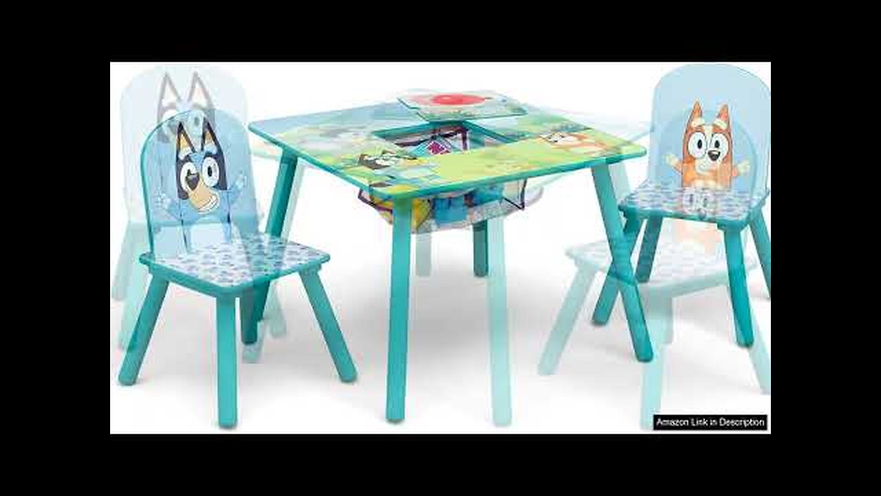 Delta Children Bluey Kids Table and Chair Set with Storage (2 Chairs Review