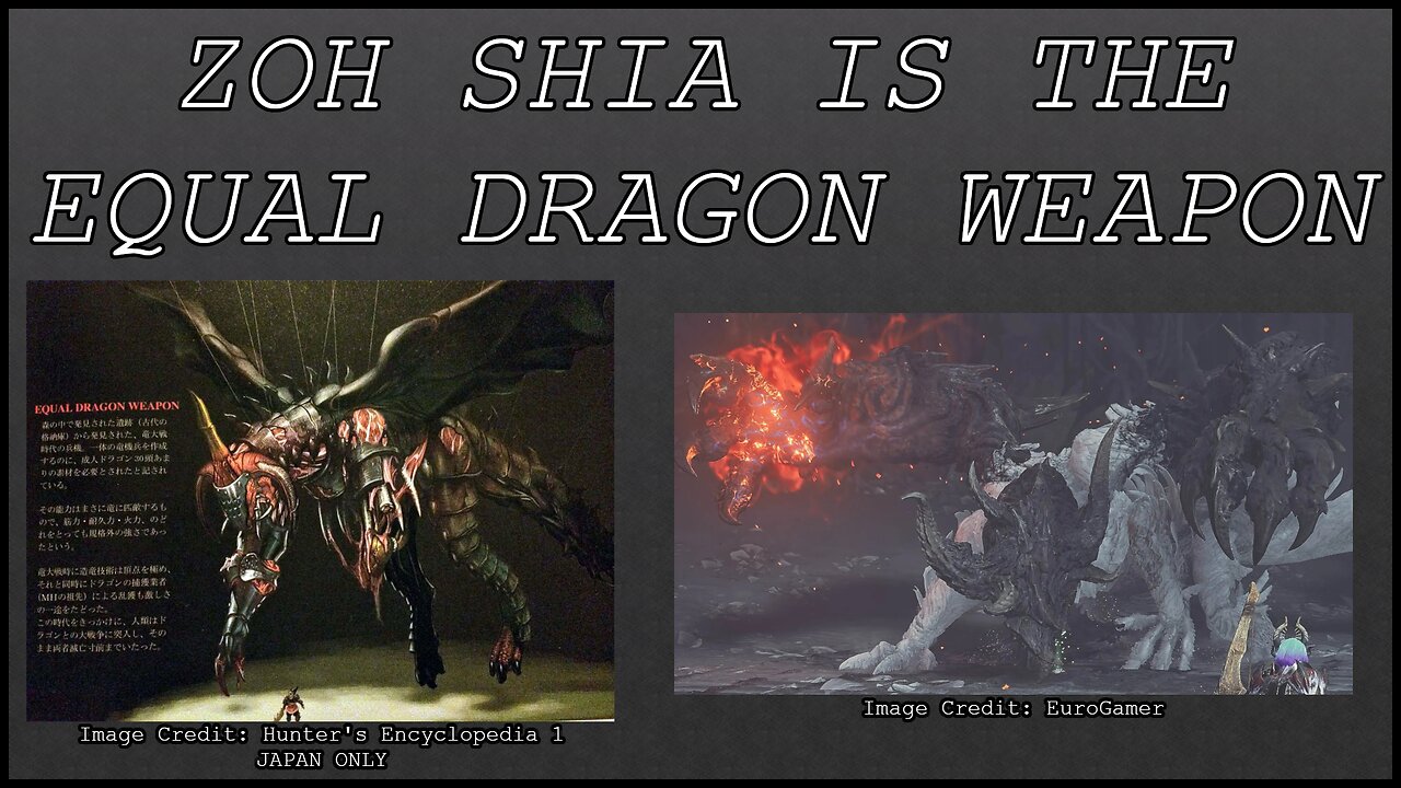 Zoh Shia IS The Equal Dragon Weapon
