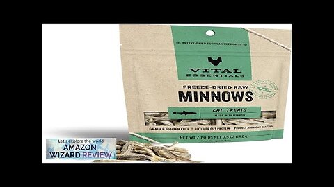 Vital Essentials Freeze Dried Raw Cat Treats Minnows Treats 0.5 oz Review