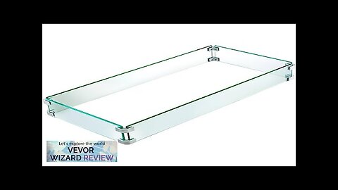 VEVOR Fire Pit Wind Guard Fire Pit Tempered Glass Wind Guard Fence Review