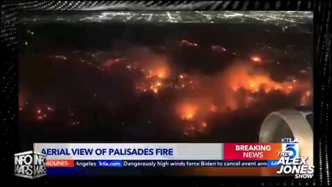 Top View Of Palisades Fires