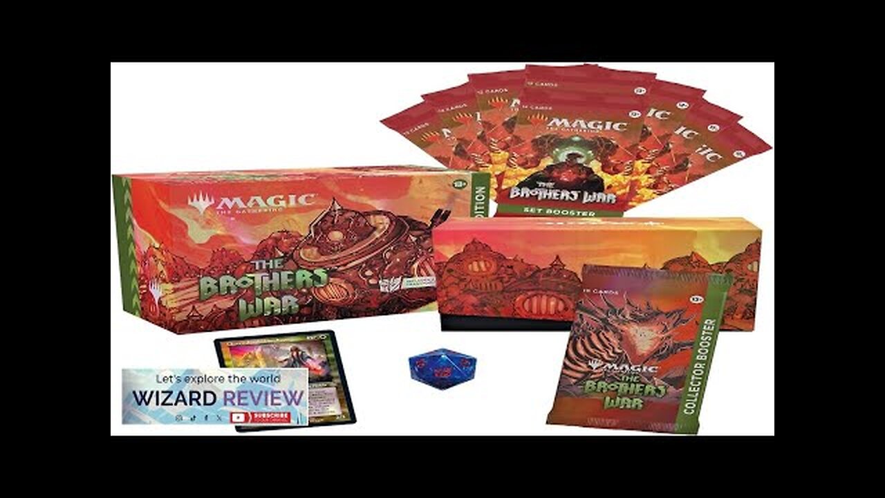 Magic The Gathering The Brothers War Gift Bundle Foil Transformers Card Review