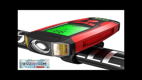 BIKIGHT 3-in-1 350LM COB Bike Light + USB Horn Lamp + Speed Review