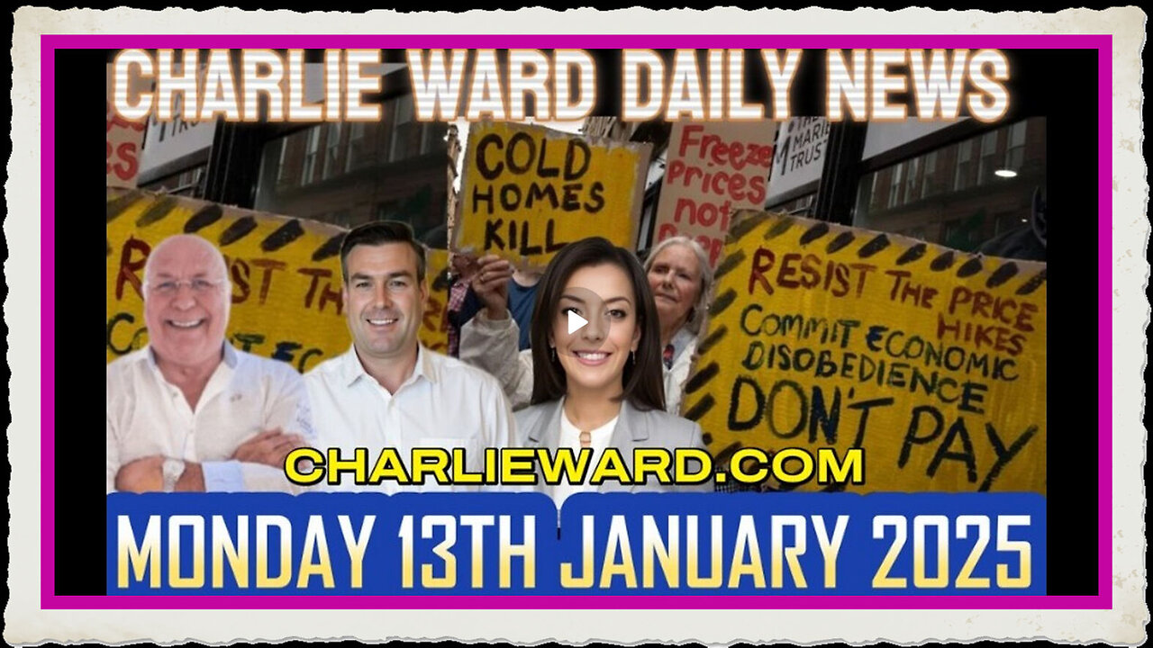 CHARLIE WARD DAILY NEWS WITH CHARLIE WARD PAUL BROOKER 13TH JANUARY 2025