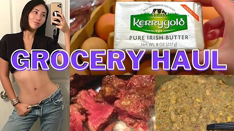 CARNIVORE KETO GROCERY & RAW DOG FOOD HAUL _ Steak and Butter Gal