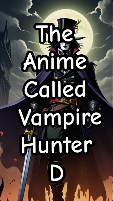 The Anime Called Vampire Hunter D.
