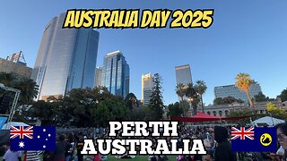 Exploring Perth Australia 🇦🇺: Walking Around the City on Australia Day 2025