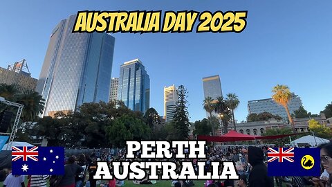 Exploring Perth Australia: Walking Around the City on Australia Day 2025