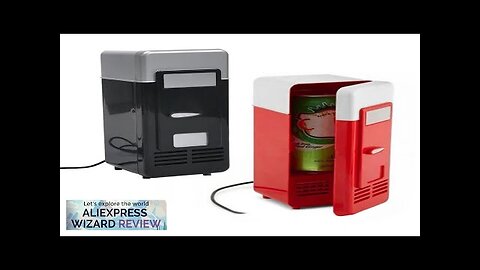 Mini USB Fridge Portable Cooler Beverage Drink Cans Cooler / Warmer Refrigerator Review