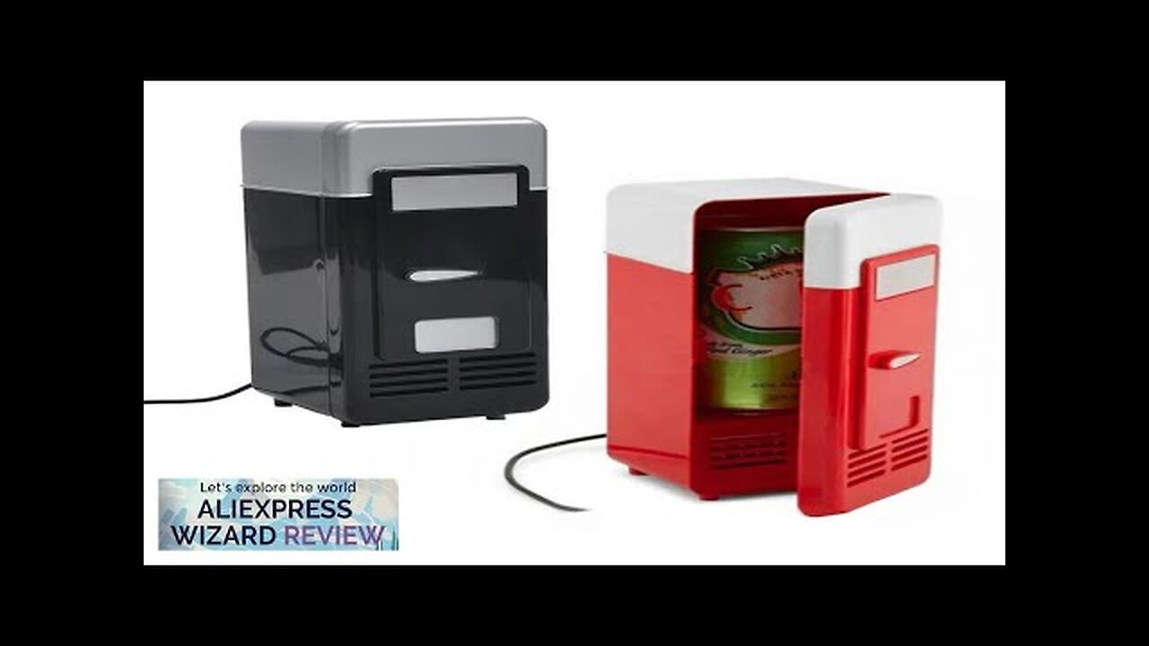 Mini USB Fridge Portable Cooler Beverage Drink Cans Cooler / Warmer Refrigerator Review