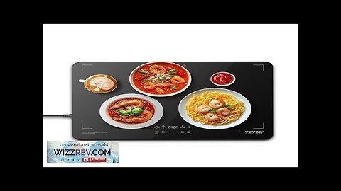 VEVOR Electric Warming Tray Buffet Food Warming w/ Temp Control Tempered Glass Review