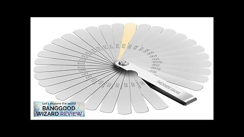 32/20/17 Blades Metric Feeler Gauge High Precision 0.04-0.88 Thickness Gages Gap Filler Review