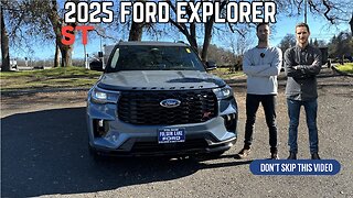 New Explorers are great! 2025 FORD EXPLORER ST