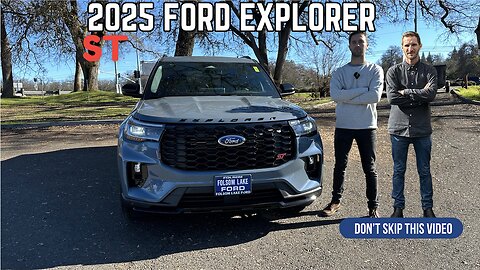 New Explorers are great! 2025 FORD EXPLORER ST