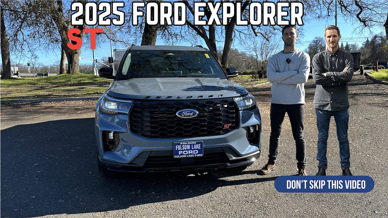 New Explorers are great! 2025 FORD EXPLORER ST