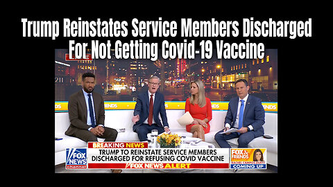 Trump Reinstates Service Members Discharged For Not Getting Covid-19 Vaccine