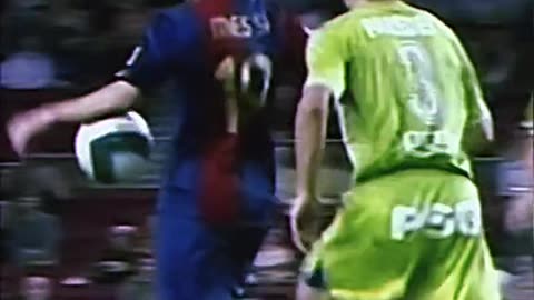 Messi vs Gatafe 2007 (Messi’s moment of life in this match) #messi #football #chjllball_team