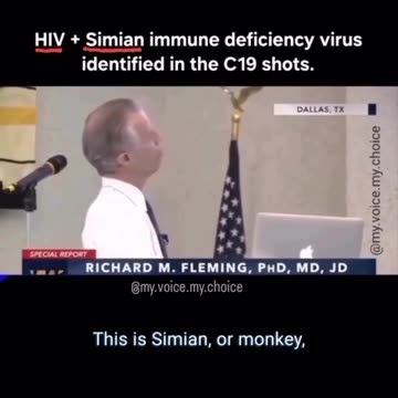 HIV & Simian Immune Deficiency Virus inside Covid-19 Clot Shots❗️