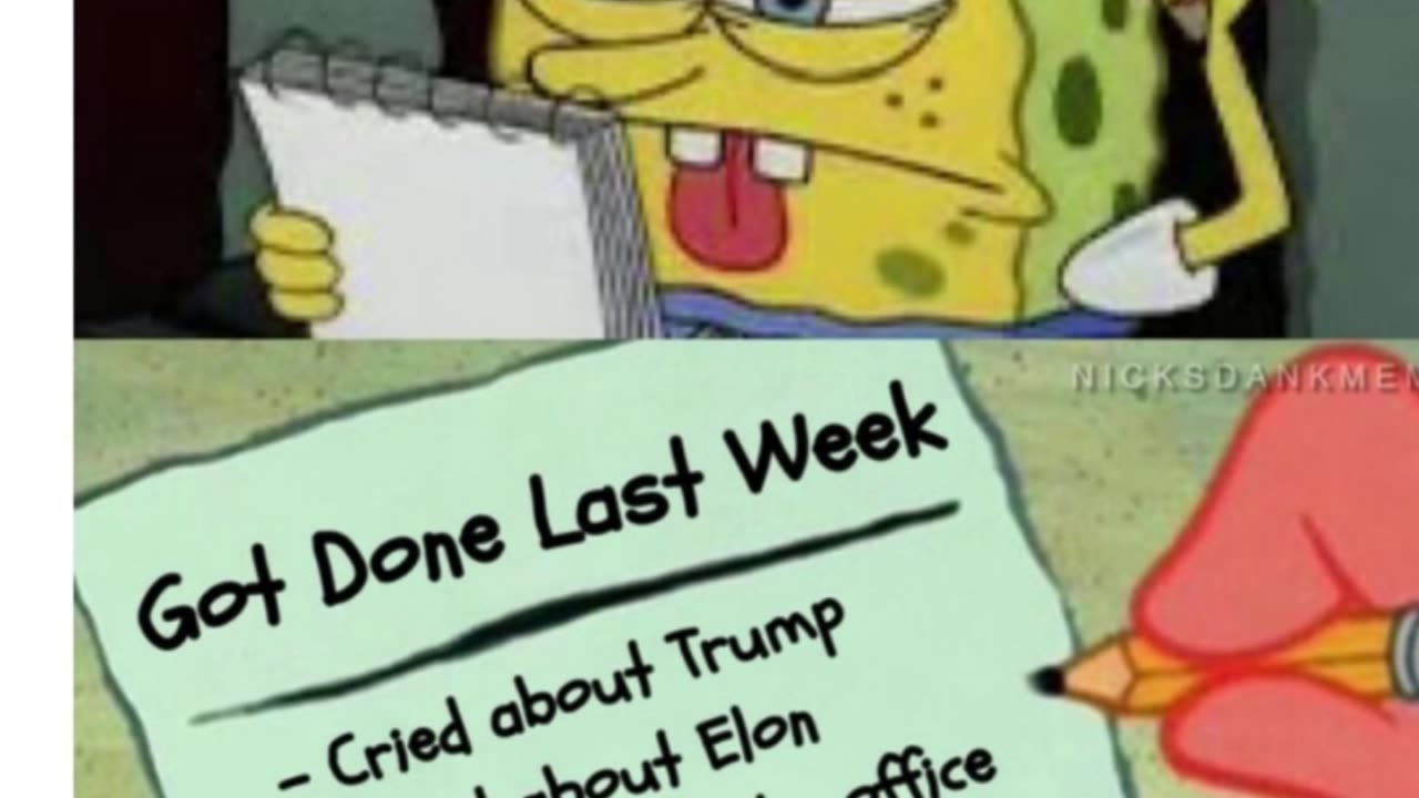 Trump’s SpongeBob Meme Roasts Federal Crybabies! Funny Sarcastic News