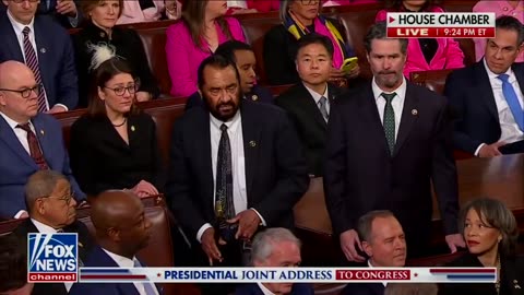 Rep. Al Green (D-TX) has been removed after heckling Donald Trump.