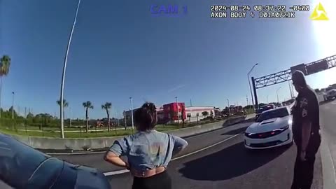 Speeding Woman with an Attitude Learns a Hard Lesson