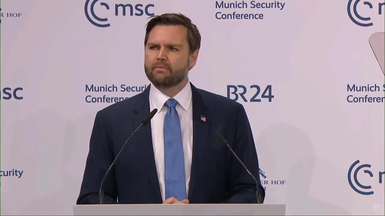 US VP JD Vance Speaks @ Munich Security Conference - Democracy And Logic Is Back