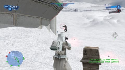 Star Wars Battlefront 2004: Instant Action Hoth: Echo Base Empire Gameplay