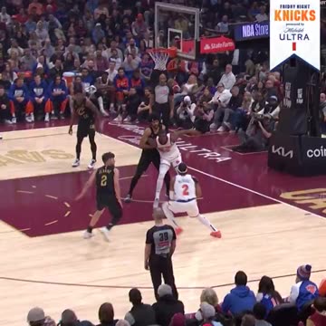 NEW YORK KNICKS - instant energy from @deucemcb11 ⚡️