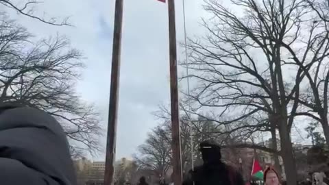 DEMOCRATS SET UP GUILLOTINE OUTSIDE CAPITOL BUILDING.