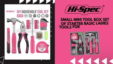 Hi-Spec Tool Set 25pc Pink