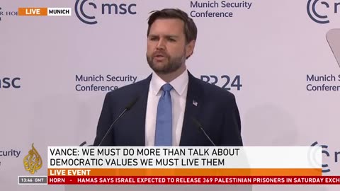 JD Vance in Munich. The threat from within. The People don't want mass migration