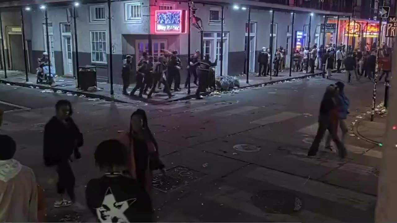 Cops on Bourbon Street went flying on foot when car-ramming attack call came in