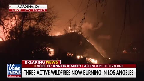 'Hellscape': LA resident describes 'hurricane-strength' winds as wildfires rage