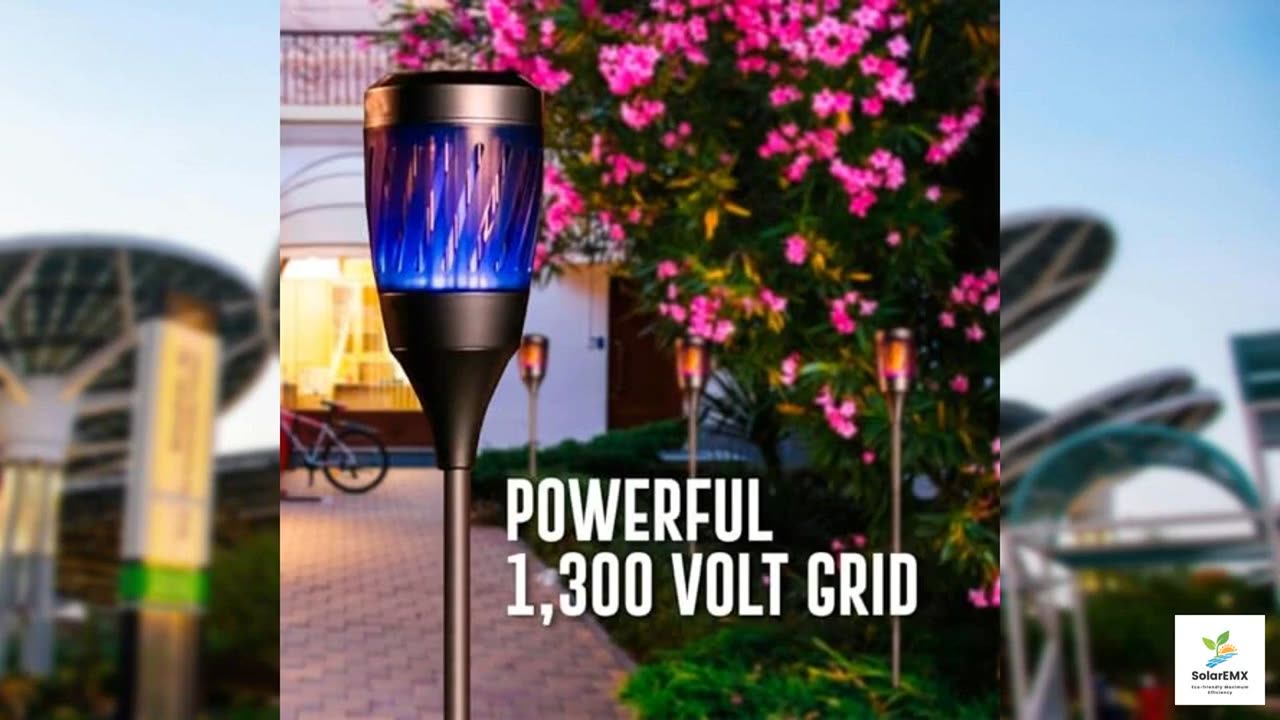 Solar Tiki Torch Lantern ZapperFlying Control