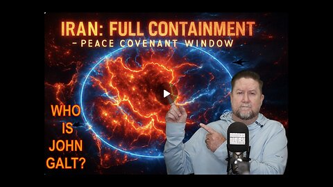 MONKEY WERX SITREP- IRAN: FULL CONTAINMENT - Peace Covenant Window. WHO IS JOHN QALT?
