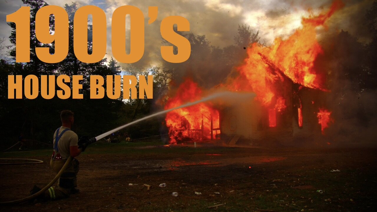 1900’s House Fire Burn (Controlled) in Isanti County, Minnesota!