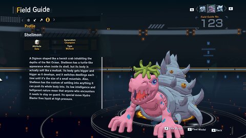 shellmon all digivolution/de-digivolution/profile Digimon Story Time Stranger