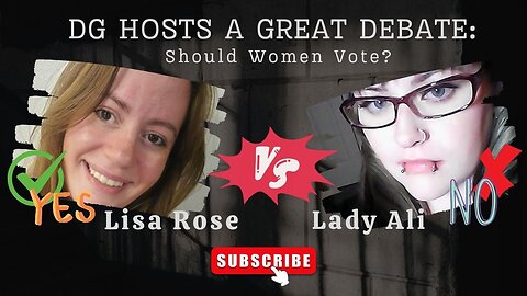 Indie Hub Neutral Ground: SPECIAL RETURN!! Lisa Rose vs Lady Ali. Should Women Vote?