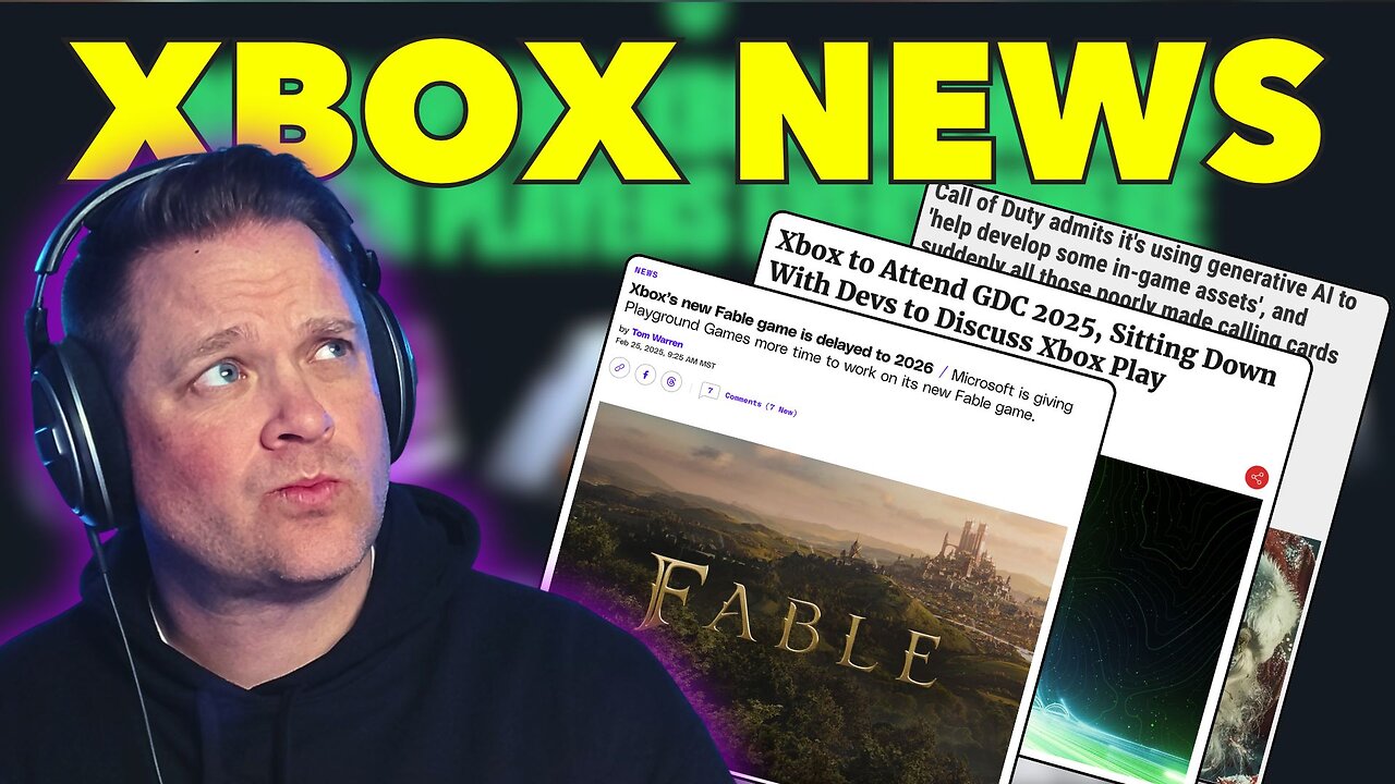Fable DELAYED, Xbox at GDC 2025, WB’s SHOCKING Shutdown & The Truth About AI in Gaming!