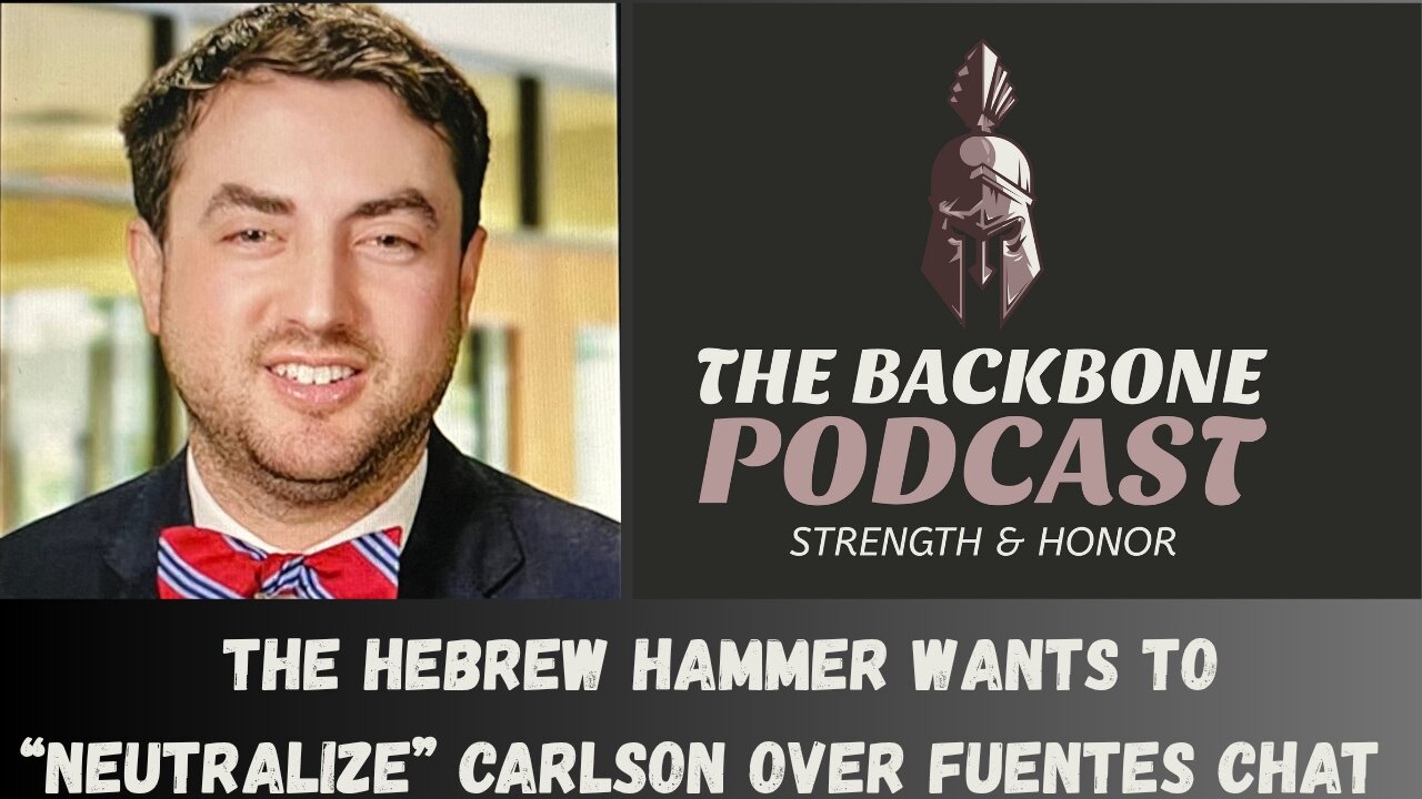 The Hebrew Hammer wants Carlson “Neutralized”