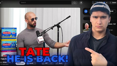 REACTING TO NEW ANDREW TATE PODCAST - HE IS BACK