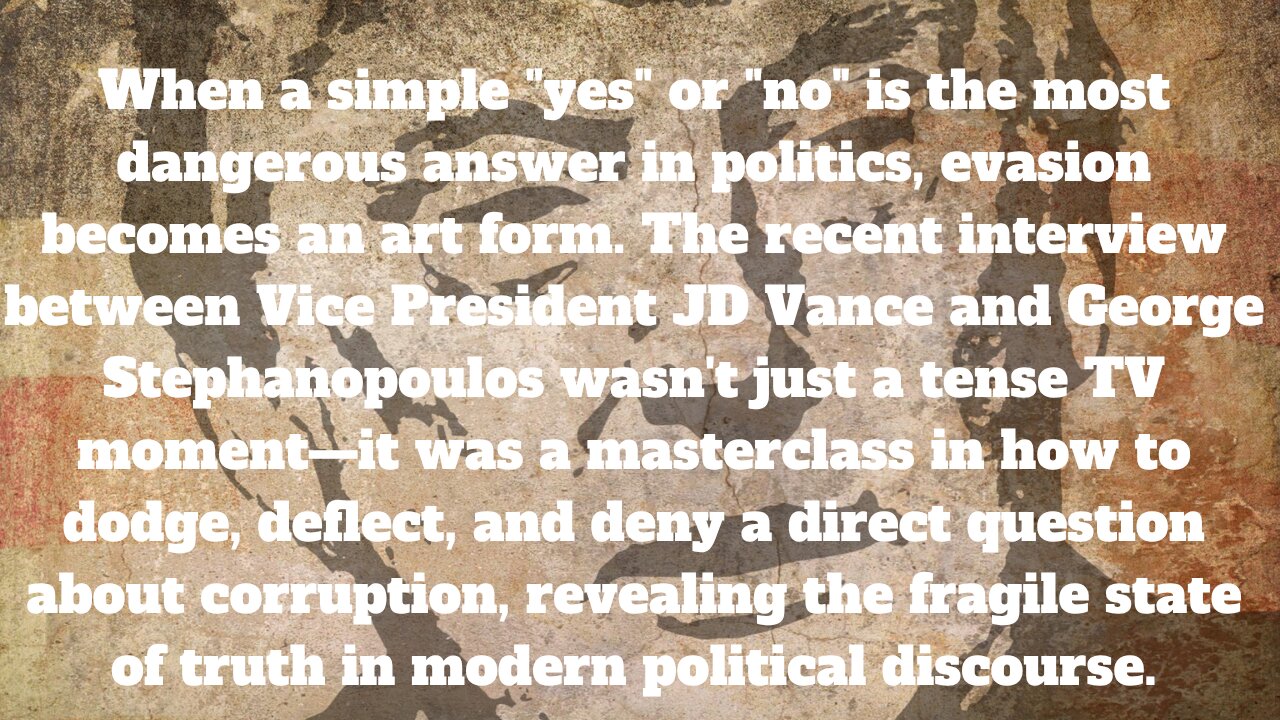 A Masterclass in Obfuscation: The Vance-Stephanopoulos Two-Step